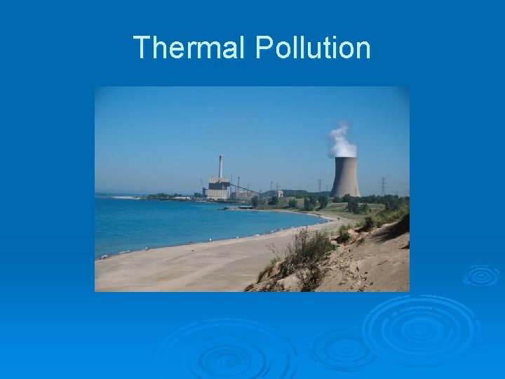 Thermal Pollution 