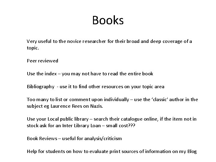 Books Very useful to the novice researcher for their broad and deep coverage of Books Very useful to the novice researcher for their broad and deep coverage of