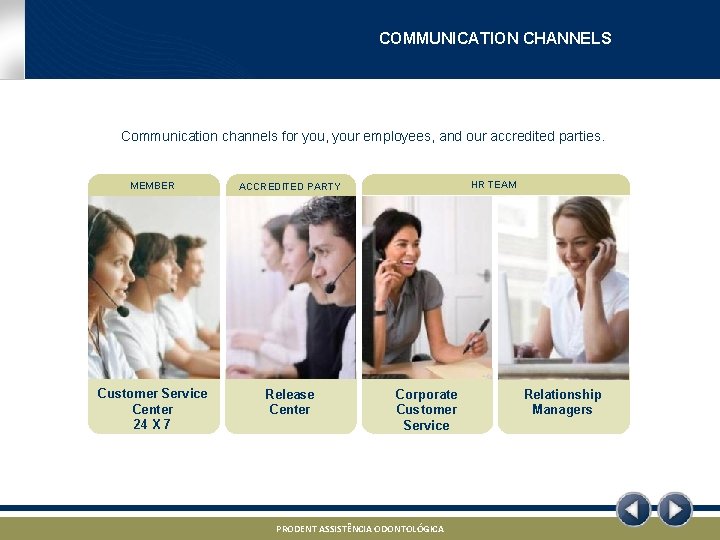 COMMUNICATION CHANNELS Communication channels for you, your employees, and our accredited parties. MEMBER HR