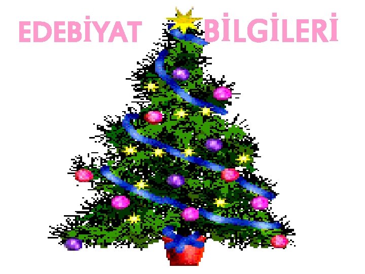 EDEBİYAT BİLGİLERİ 