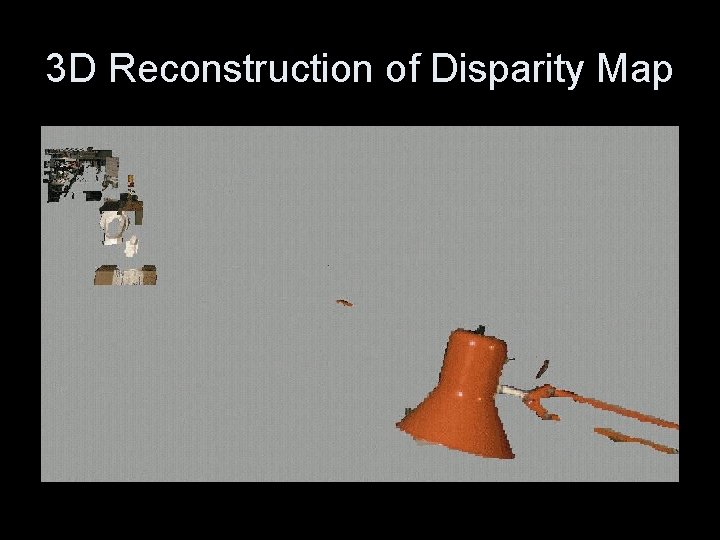 3 D Reconstruction of Disparity Map 