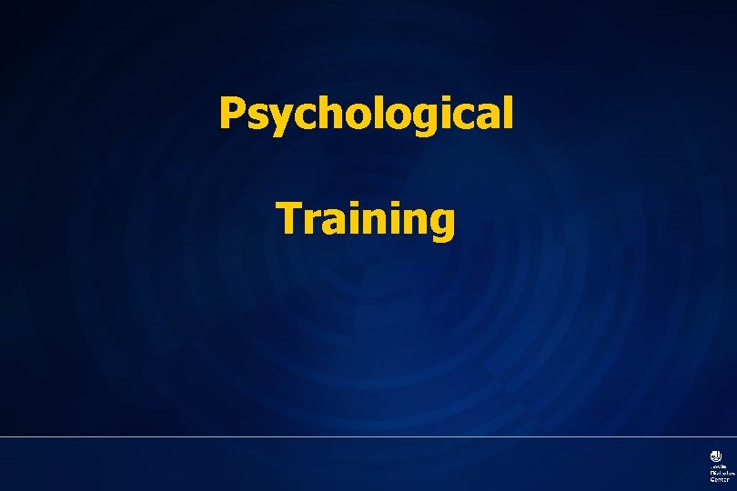 Psychological Training 