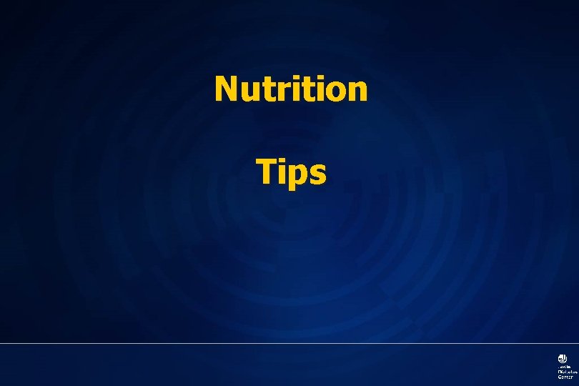 Nutrition Tips 