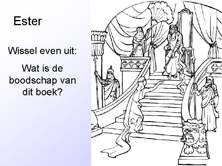 Ester Wissel even uit: Wat is de boodschap van dit boek? 