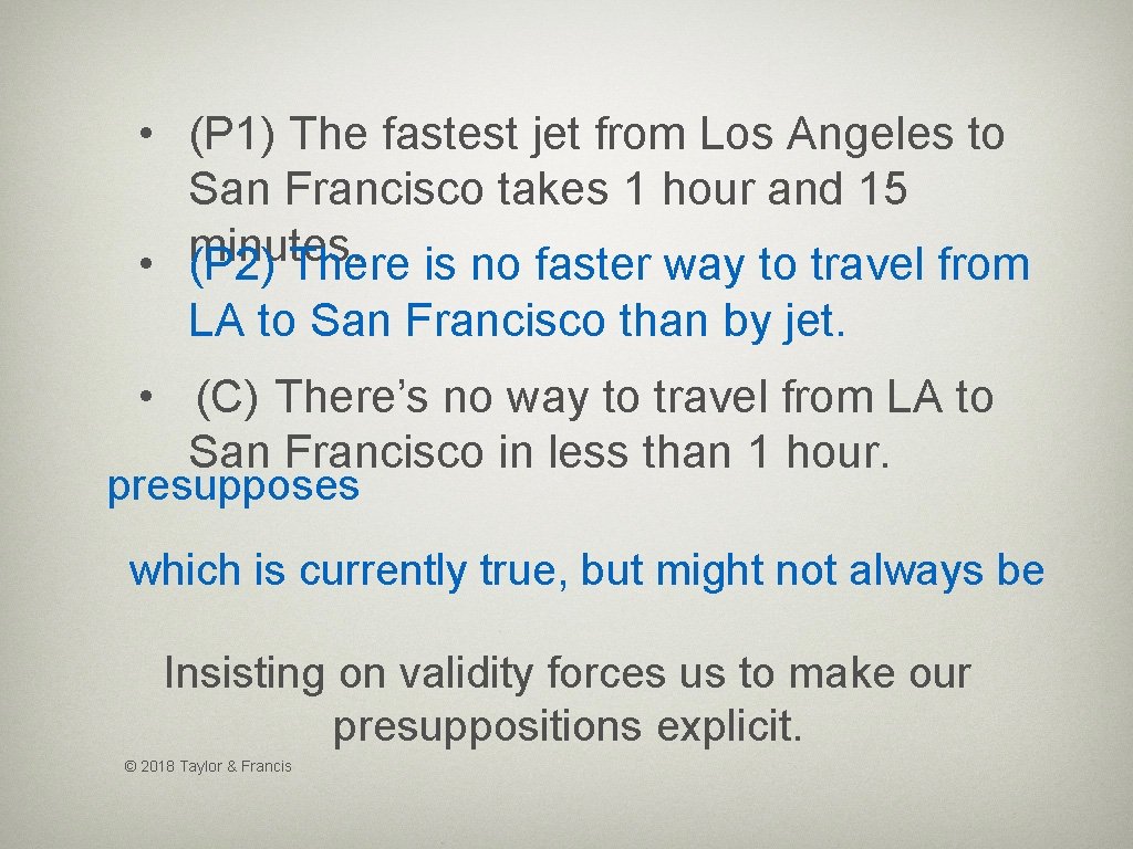  • (P 1) The fastest jet from Los Angeles to San Francisco takes