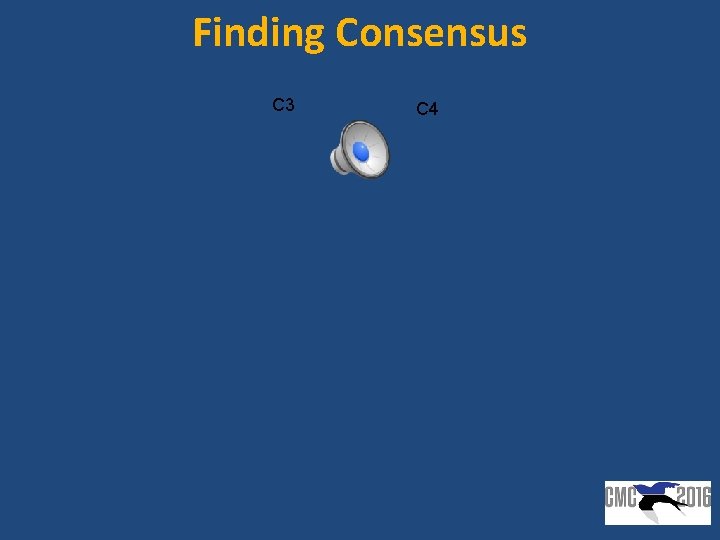 Finding Consensus C 3 C 4 Finding Consensus C 3 C 4