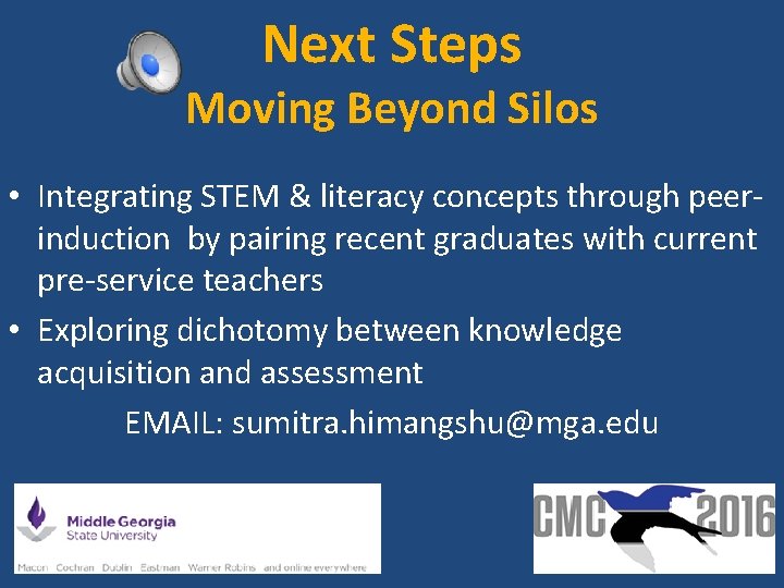 Next Steps Moving Beyond Silos • Integrating STEM & literacy concepts through peerinduction by Next Steps Moving Beyond Silos • Integrating STEM & literacy concepts through peerinduction by