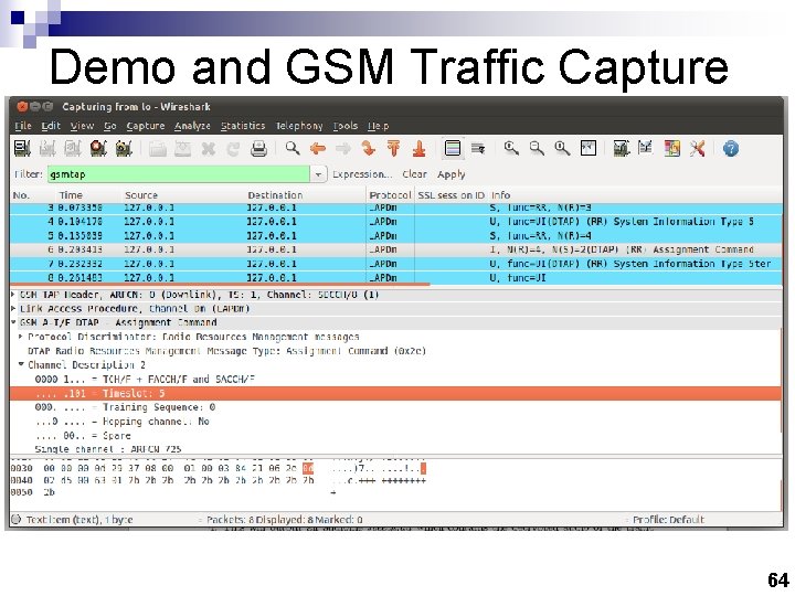 Demo and GSM Traffic Capture 64 