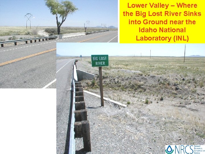 Lower Valley – Where the Big Lost River Sinks into Ground near the Idaho