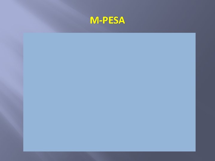 M-PESA M-PESA