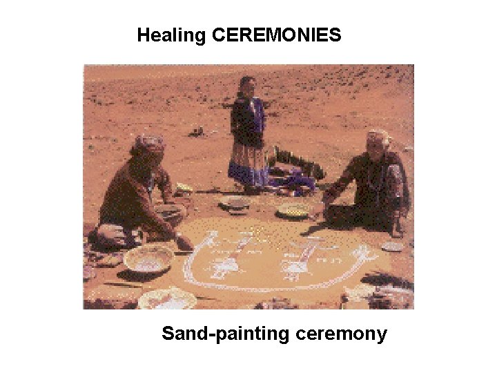 Healing CEREMONIES Sand-painting ceremony 