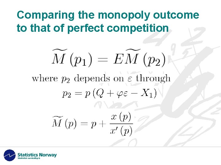 Comparing the monopoly outcome to that of perfect competition 