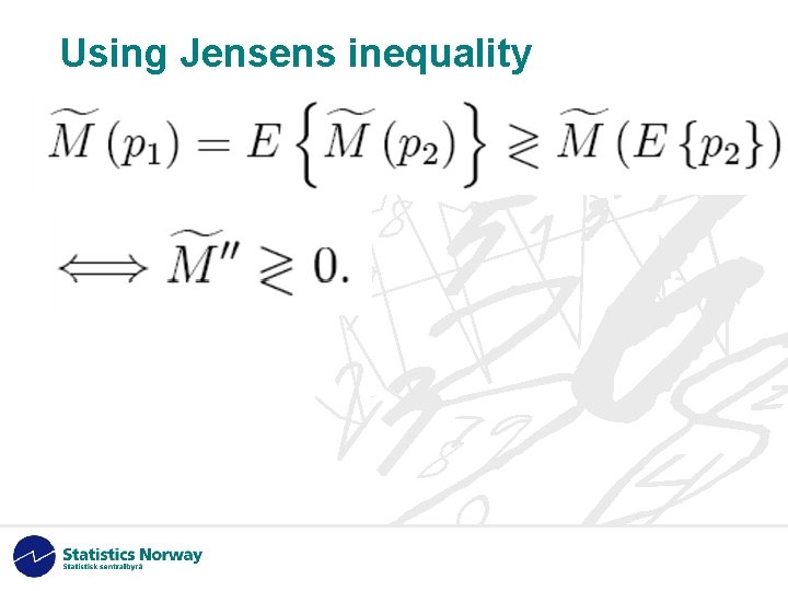 Using Jensens inequality 