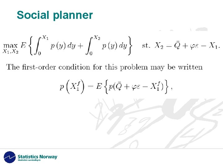 Social planner 