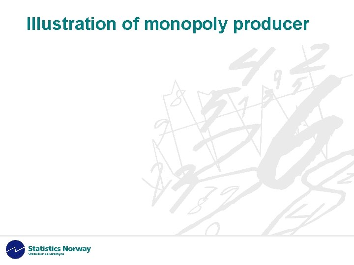 Illustration of monopoly producer 