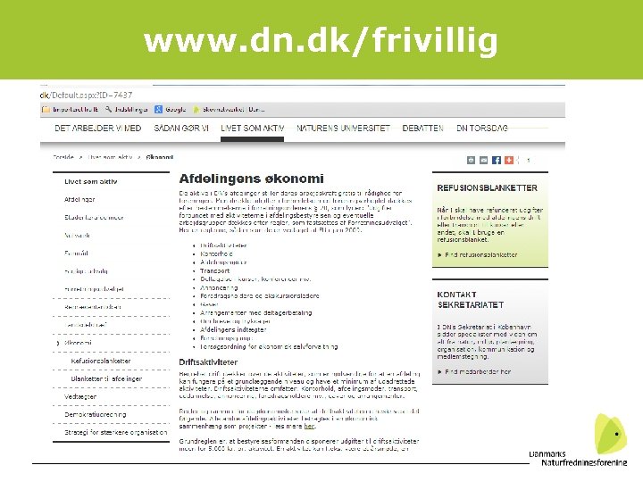 www. dn. dk/frivillig 17 