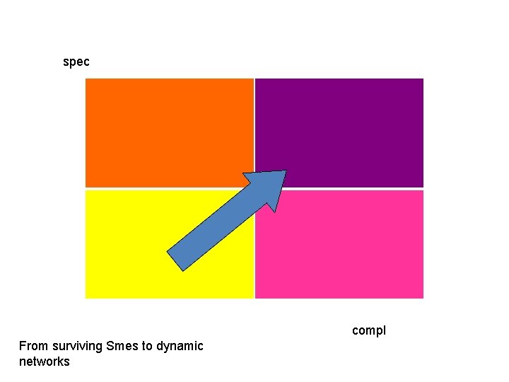 spec compl From surviving Smes to dynamic networks 