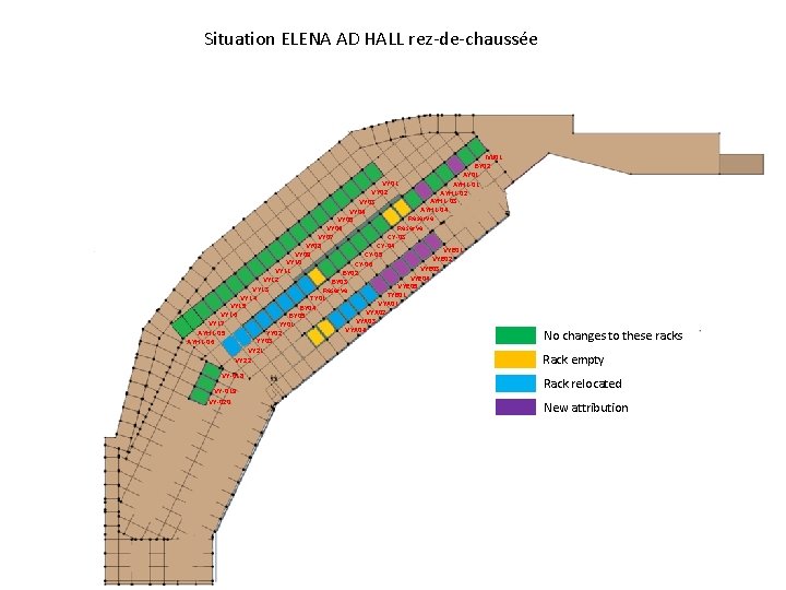 Situation ELENA AD HALL rez-de-chaussée MJ 01 BY 02 AY 01 VY 01 AYH