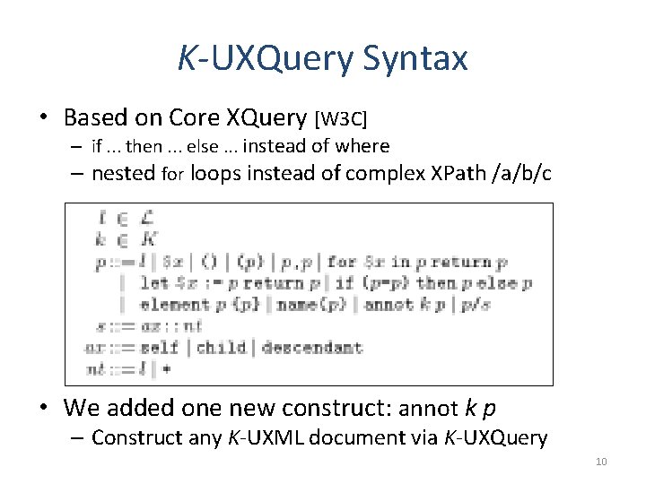 Annotated Xml Queries And Provenance Nate Foster T