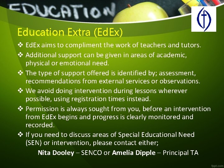 Education Extra (Ed. Ex) v Ed. Ex aims to compliment the work of teachers