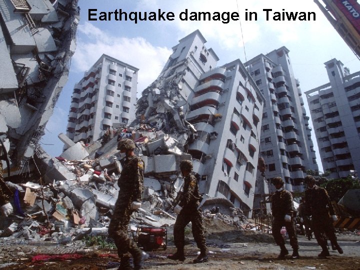 Earthquake damage in Taiwan 