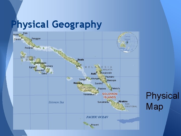 Physical Geography Physical Map 