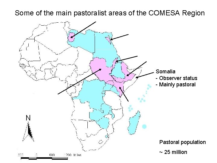 Some of the main pastoralist areas of the COMESA Region Somalia - Observer status