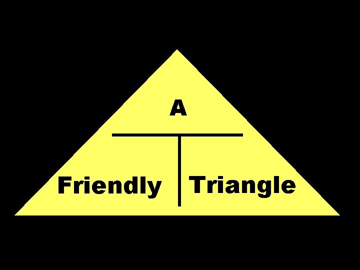 A Friendly Triangle © T Madas 
