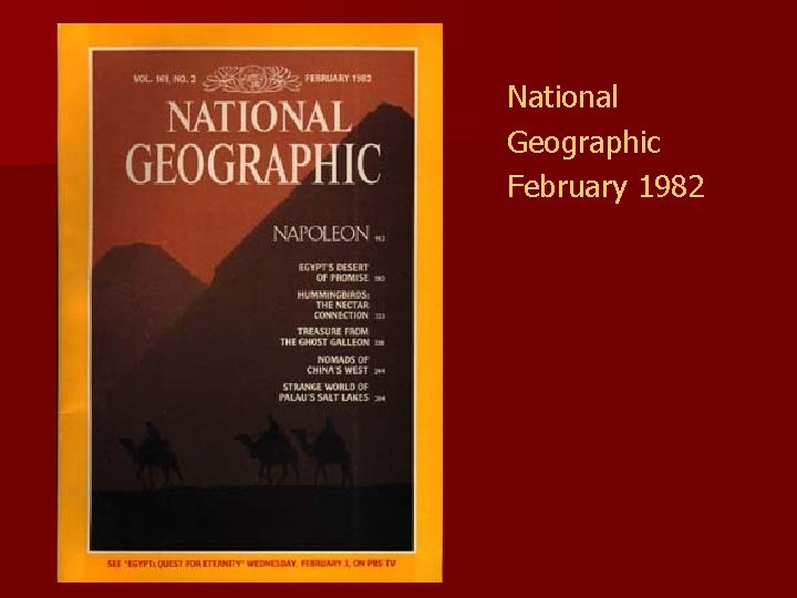 National Geographic February 1982 National Geographic February 1982