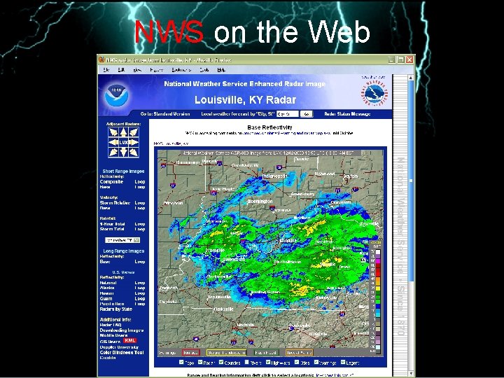 NWS on the Web weather. gov 