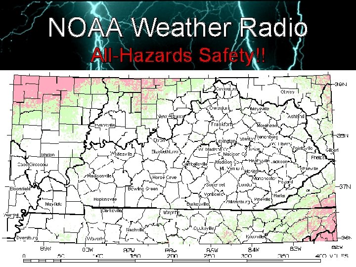 NOAA Weather Radio All-Hazards Safety!! • Available 24/7/365! • Most alarm when a watch
