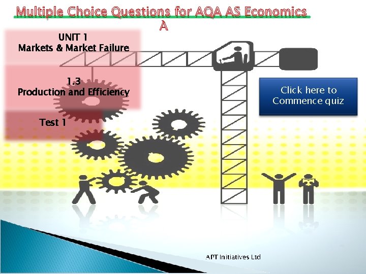 Multiple Choice Questions for AQA AS Economics UNIT 1 Markets & Market Failure 1. Multiple Choice Questions for AQA AS Economics UNIT 1 Markets & Market Failure 1.