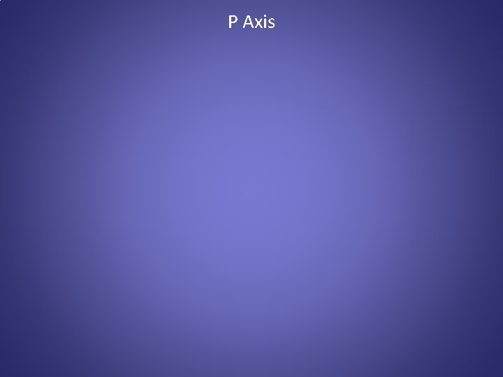 P Axis 