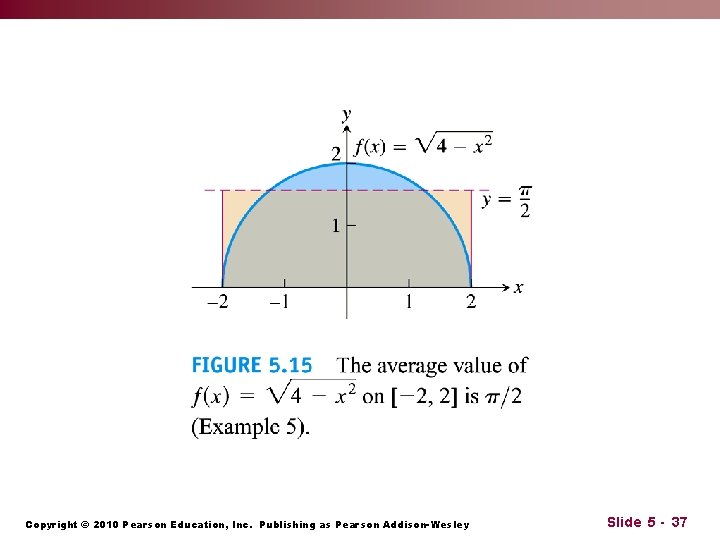 Copyright © 2010 Pearson Education, Inc. Publishing as Pearson Addison-Wesley Slide 5 - 37