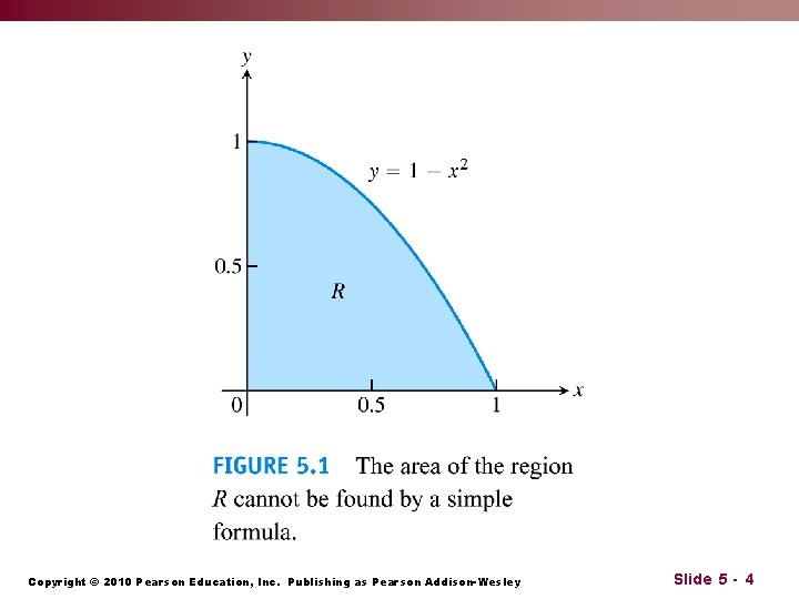 Copyright © 2010 Pearson Education, Inc. Publishing as Pearson Addison-Wesley Slide 5 - 4