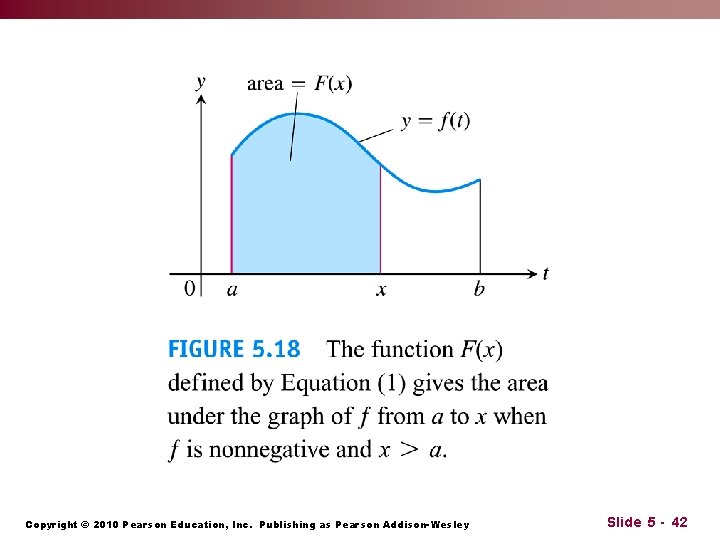 Copyright © 2010 Pearson Education, Inc. Publishing as Pearson Addison-Wesley Slide 5 - 42