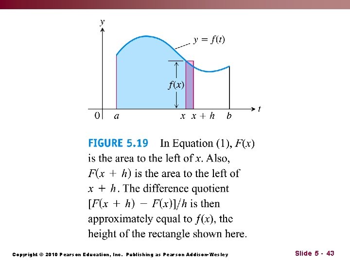Copyright © 2010 Pearson Education, Inc. Publishing as Pearson Addison-Wesley Slide 5 - 43