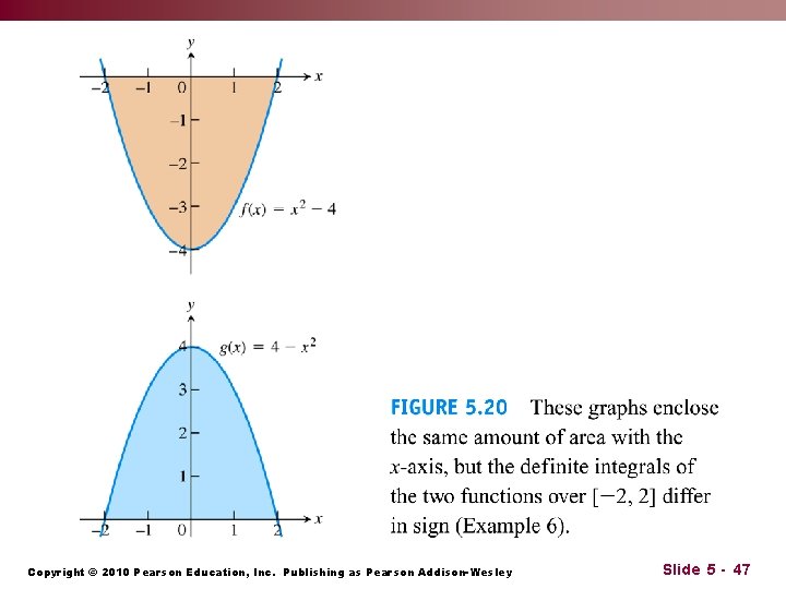 Copyright © 2010 Pearson Education, Inc. Publishing as Pearson Addison-Wesley Slide 5 - 47