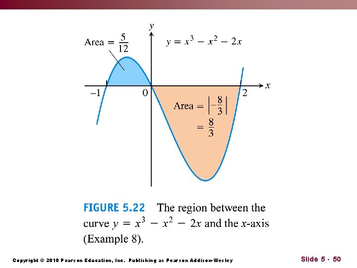 Copyright © 2010 Pearson Education, Inc. Publishing as Pearson Addison-Wesley Slide 5 - 50