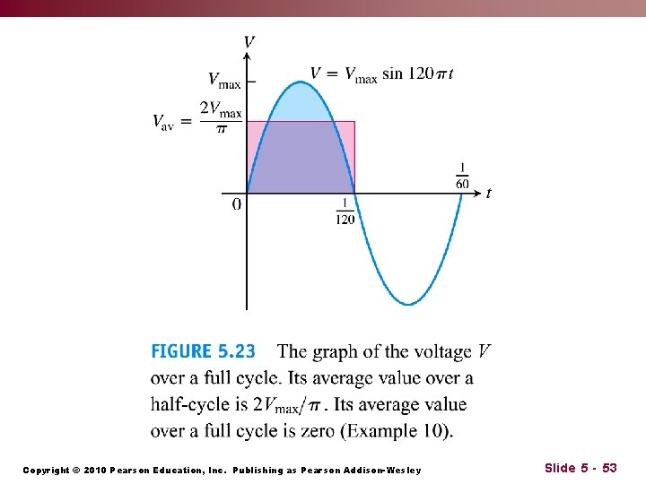 Copyright © 2010 Pearson Education, Inc. Publishing as Pearson Addison-Wesley Slide 5 - 53