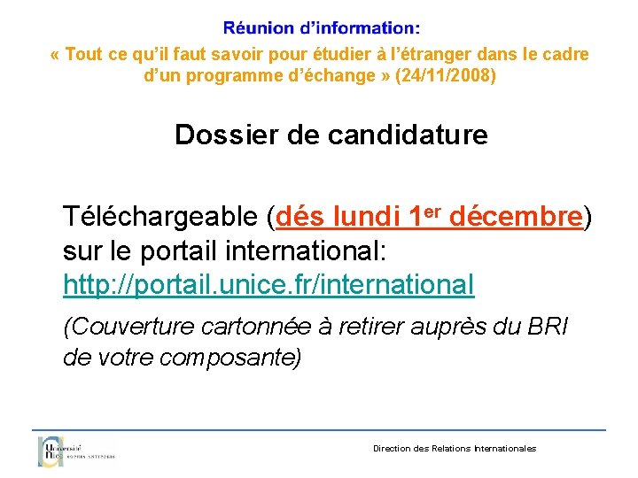  « Tout ce qu’il faut savoir pour étudier à l’étranger dans le cadre