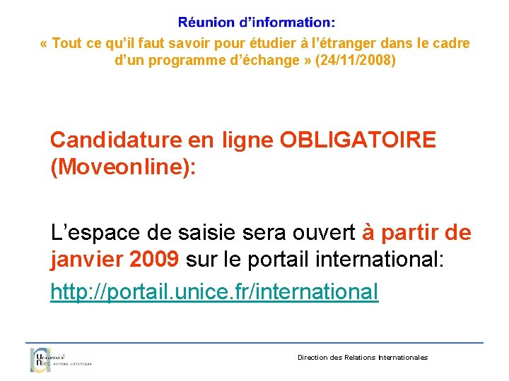  « Tout ce qu’il faut savoir pour étudier à l’étranger dans le cadre