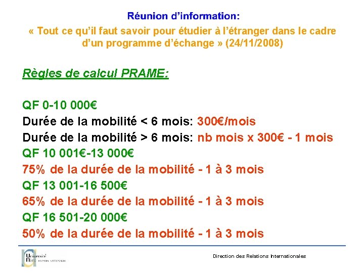  « Tout ce qu’il faut savoir pour étudier à l’étranger dans le cadre