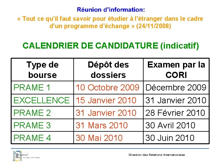  « Tout ce qu’il faut savoir pour étudier à l’étranger dans le cadre