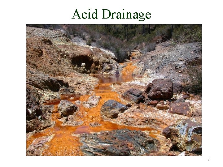 Acid Drainage 8 
