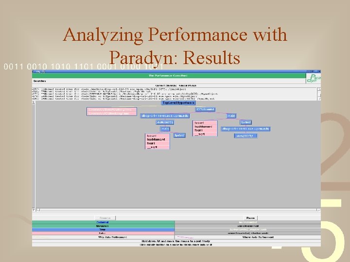 Analyzing Performance with Paradyn: Results 