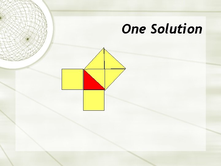 One Solution 