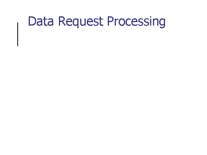 Data Request Processing 