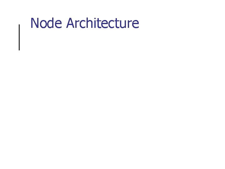 Node Architecture 