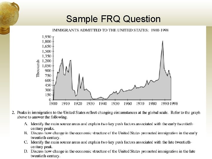 Sample FRQ Question 